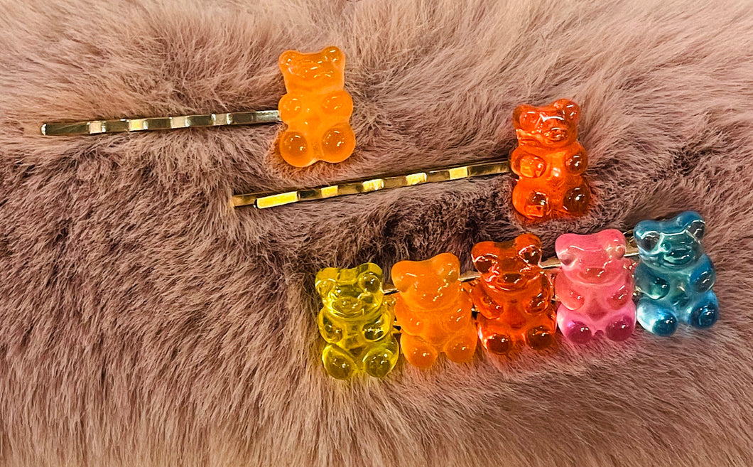 Gummy Bear Hair Pins Set of 3