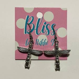 Totem Pole Charm Earrings