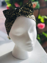 Load image into Gallery viewer, Headband- Black and Gold Designs- More Styles Available!
