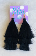Three Tier Tassel Earring