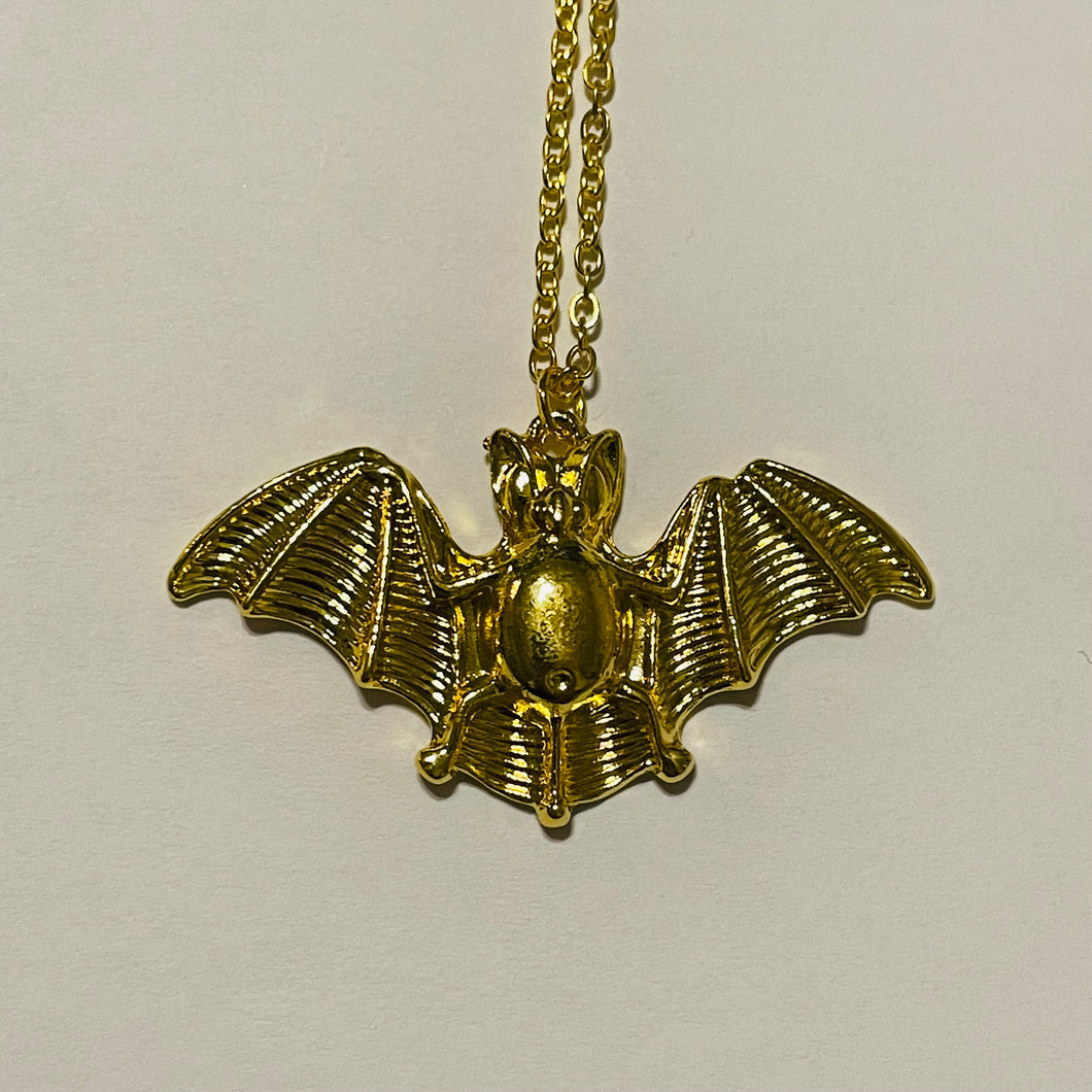 Gold Bat Necklace