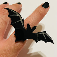 Load image into Gallery viewer, Flying Bat Acrylic Ring
