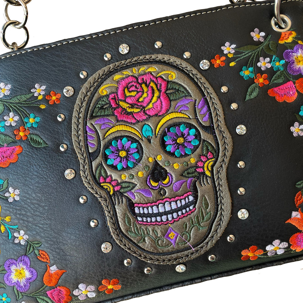 Sugar Skull Shoulder Bag