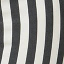 Black and White Stripe Rizzo Cigarette Pants