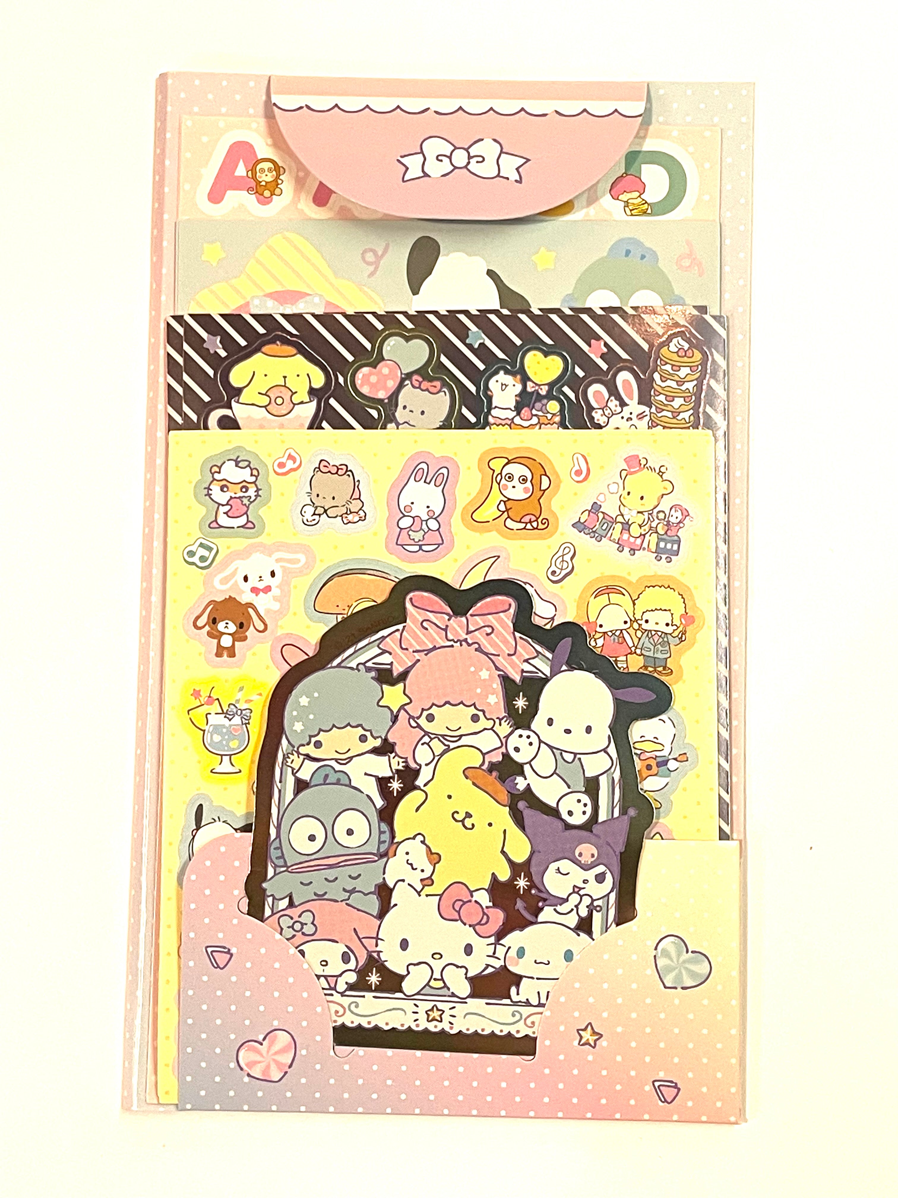 Sanrio Characters Line Petite Deco Sticker Sheet 1PC