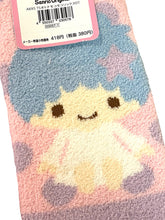 Load image into Gallery viewer, Little Twin Stars Polka Dot Fuzzy Ankle Socks
