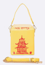 Load image into Gallery viewer, Yellow Chinese Take Out Box Purse
