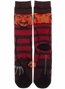 Nightmare on Elm Street Freddy Character Socks