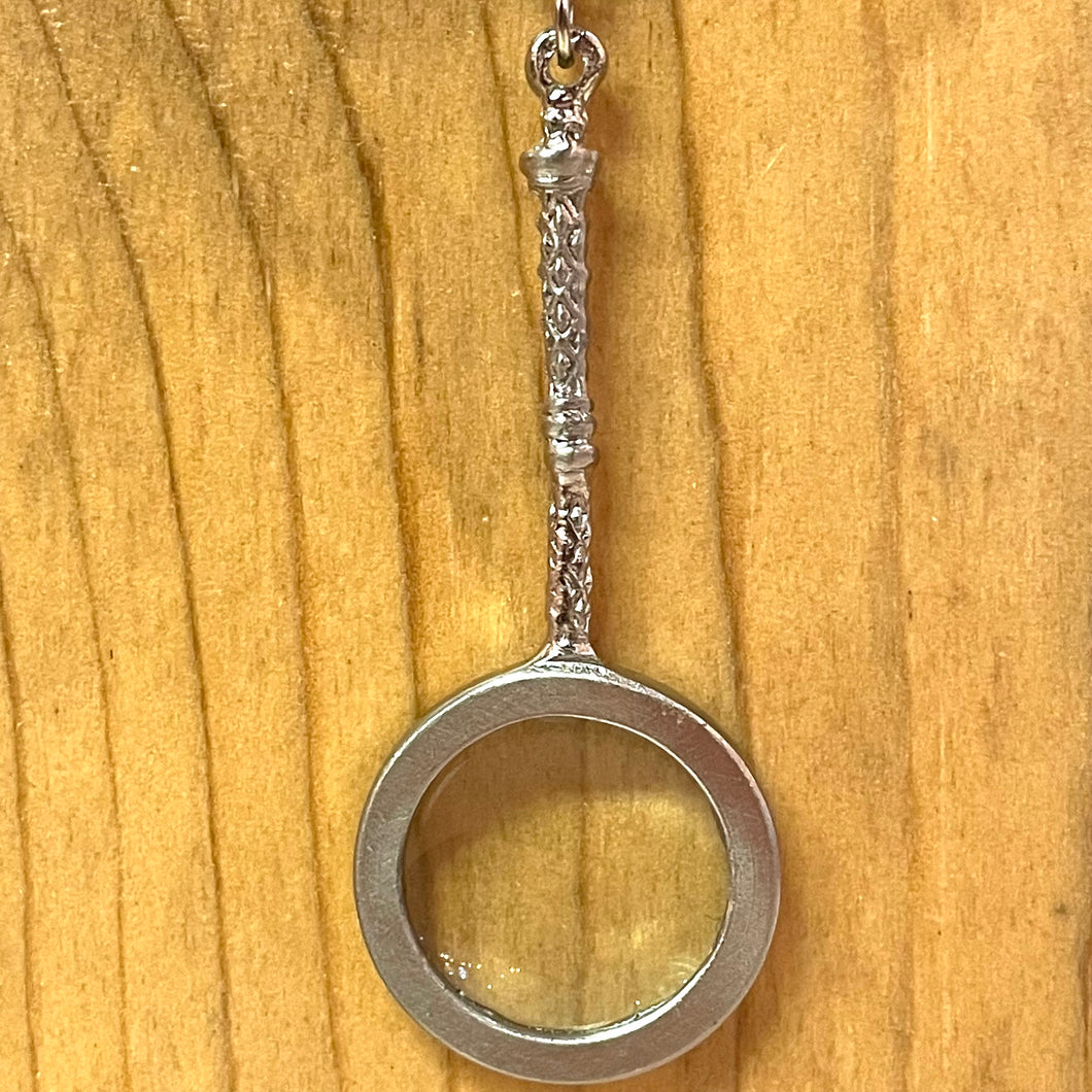 Mini Magnifying Glass Pendant Necklace