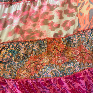 Boho OOAK Printed Tiered Skirt- More Patterns Available!