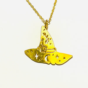 Witch Hat Pendant Necklace- More Styles Available!