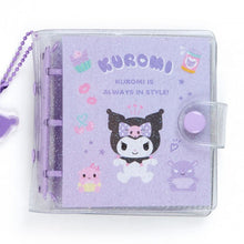 Load image into Gallery viewer, Kuromi Mini Clear 3-Hole Binder
