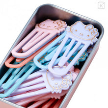Load image into Gallery viewer, Hello Kitty Paper Clip and Tin Holder Stationary Set
