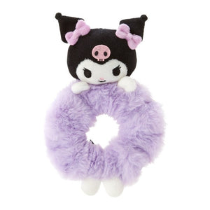 Kuromi Fluffy Mascot Scrunchie