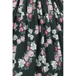 cotton floral print skirt