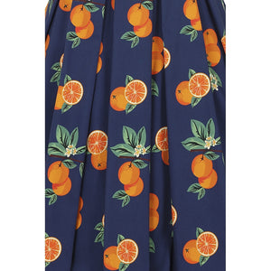 Jill Summer Oranges Swing Dress