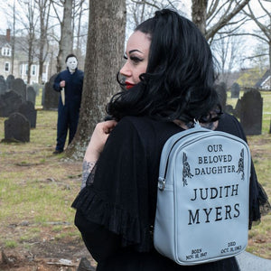 Judith Myers Halloween Tombstone Purse