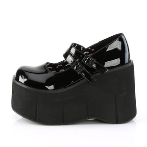 Kera Black Mary Jane Platform Shoes