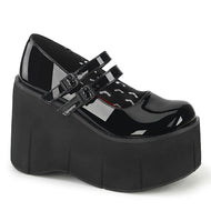 Kera Black Mary Jane Platform Shoes