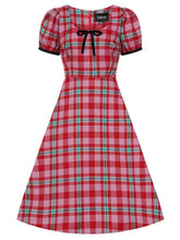 Load image into Gallery viewer, red and green plaid dress
