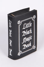 Load image into Gallery viewer, Little Black Magic Book of Spells Purse
