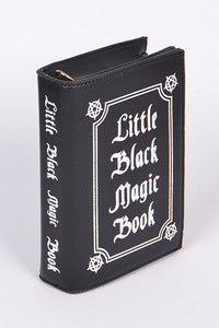 Little Black Magic Book of Spells Purse