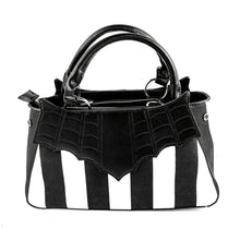 Load image into Gallery viewer, Locked Out Black and White Stripe Purse
