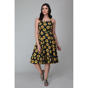 Maggie Sunflower Swing Dress- Low Inventory!