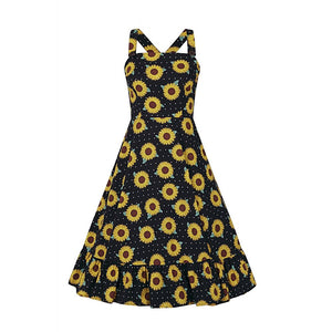 Maggie Sunflower Swing Dress- Low Inventory!