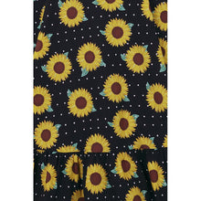 Load image into Gallery viewer, Maggie Sunflower Swing Dress- Low Inventory!
