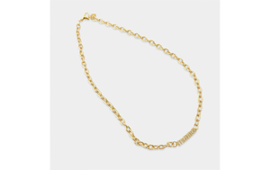 Mama Pave Stone Necklace- More Finishes Available!