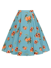 Load image into Gallery viewer, Matilde Vintage Peaches Swing Skirt
