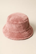 Load image into Gallery viewer, Mauve Sherpa Bucket Hat
