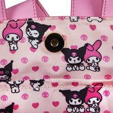 Load image into Gallery viewer, My Melody x Kuromi Double Sided Crossbody Purse
