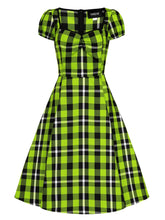 Load image into Gallery viewer, Mimi Frogs Breath Check Swing Dress
