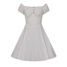 Load image into Gallery viewer, Ivory and Blush Love Hearts Dolores Mini Dress

