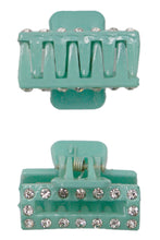 Load image into Gallery viewer, Mini Rhinestone Claw Hair Clips Set of 2- More Colors Available!
