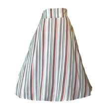 Load image into Gallery viewer, White Swing Skirt with Angled Stripes- SOLD OUT
