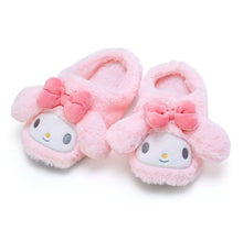 Load image into Gallery viewer, My Melody Fuzzy Room Slippers
