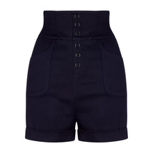 Load image into Gallery viewer, Nomi Black High Waisted Shorts
