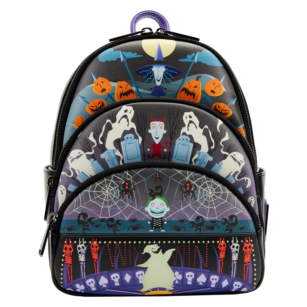 disney the nightmare before christmas oogie boogie wheel mini backpack Lock, Shock, Barrel, and G – Pink House Boutique catching fashion item but Color:Purple Bug backpacks jansport girls black collection_backpack