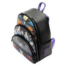 Load image into Gallery viewer, The Nightmare Before Christmas Lock, Shock, Barrel, and Oogie Boogie Glow Triple Pocket Mini Backpack
