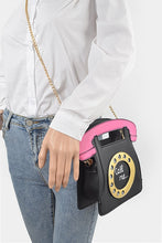 Load image into Gallery viewer, Mint Call Me Novelty Telephone Purse
