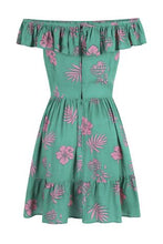 Load image into Gallery viewer, Pineapple Floral Tiki Dress
