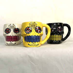 3D Sugar Skull Mugs