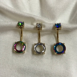 Circle with Cutout Center Belly Ring