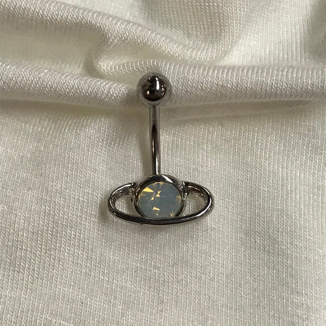 Ringed Planet Belly Ring