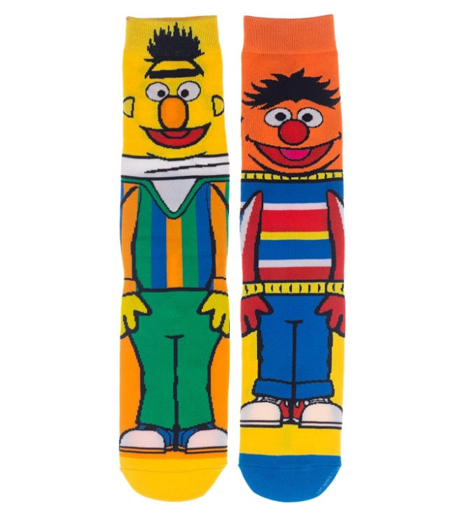 Bert & Ernie Mismatch Character Socks