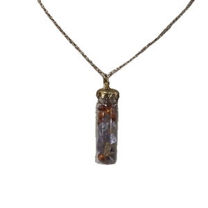 Bottled Gem Chips Necklace
