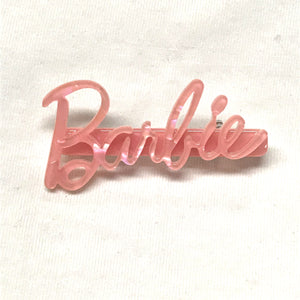 Pink Barbie Signature Brooch